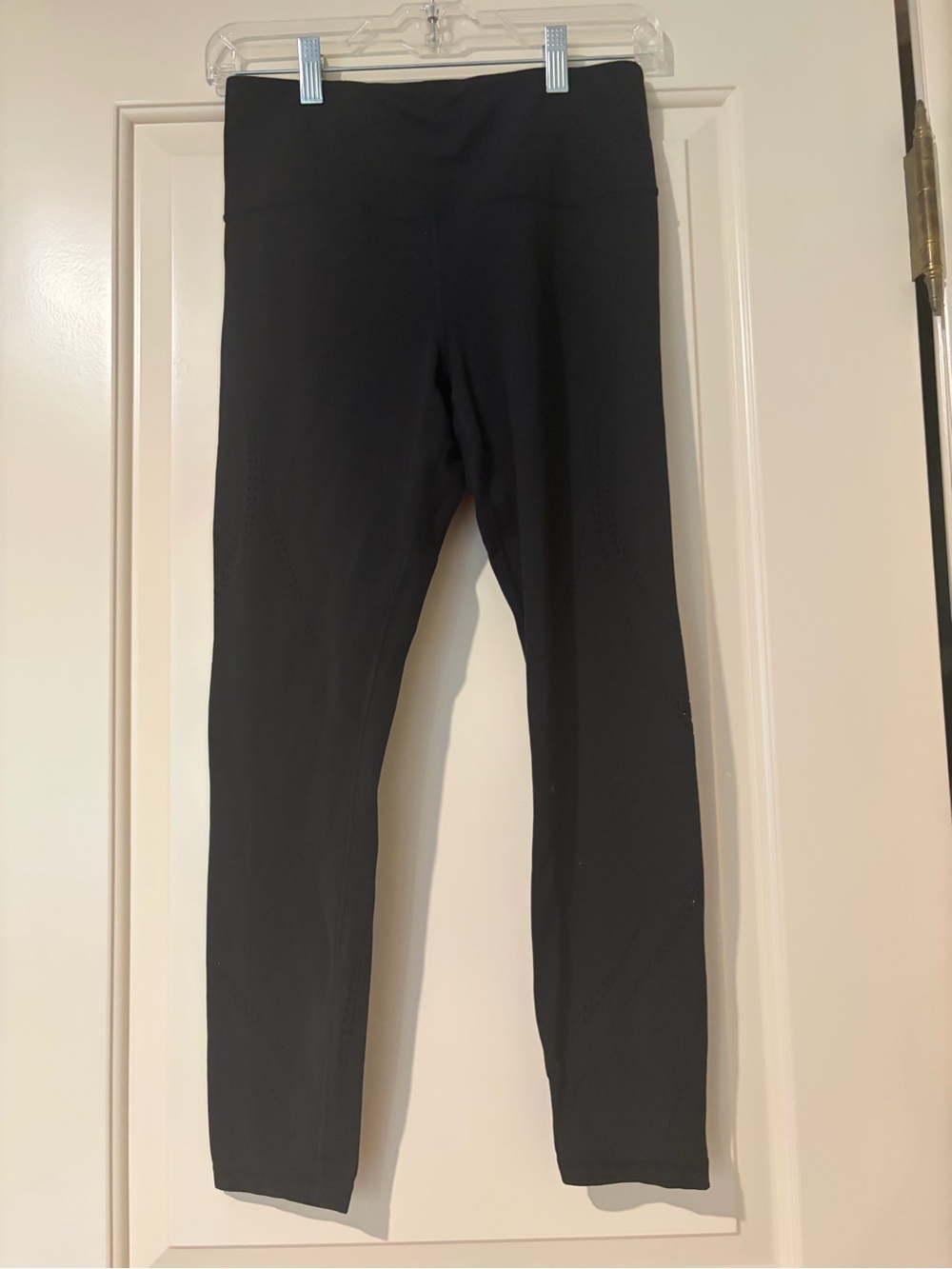 Athleta Kids Black High-Rise Performance Leggings Size M